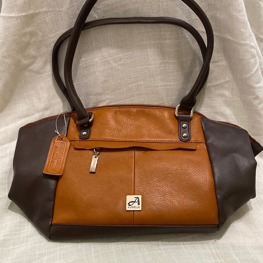 Two shades of brown Arielle purse. - Picture 1 of 3